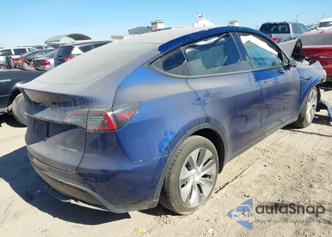 2021 Tesla Model Y Long Range Dual Motor All-Wheel Drive z USA, uszkodzony, nr VIN 5YJYGDEE0MF268550